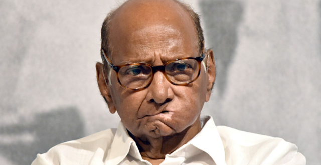 शरद पवार की बारामती में बिगड़ी तबीयत, सांस लेने में तकलीफ,पुणे के अस्पताल में कराए गए भर्ती