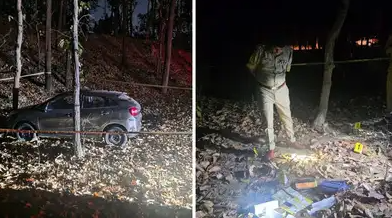 लूट की वारदात को अंजाम देकर भाग रहे तीन बदमाशों की पुलिस से मुठभेड़, एक ढेर, थाना प्रभारी को भी गोली