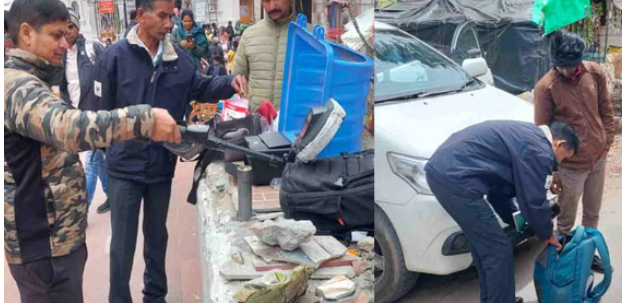 गंगोत्री धाम में बम निरोधक दस्ते ने ली तलाशी, श्रद्धालुओं की बढ़ती संख्या को देखते हुए अलर्ट