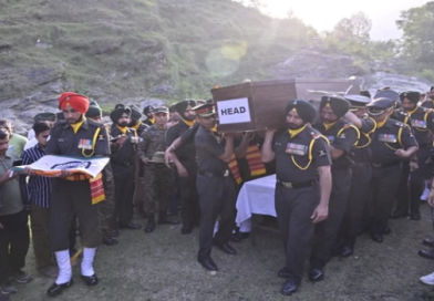 पंचतत्व में विलीन हुये शहीद बीरेश्वर, अंतिम दर्शनों के लिये उमड़ा जन सैलाब